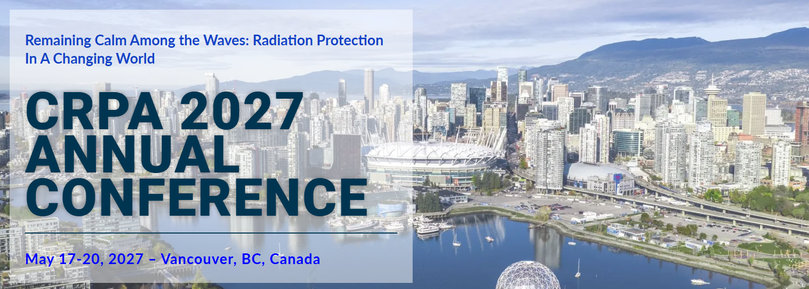 CRPA 2027 ANNUAL CONFERENCE May 17-20, 2027 – Vancouver, BC, Canada